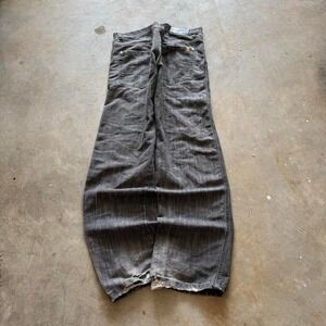 Baggy Black Southpole Black Gray Y2K Vintage Denim Jeans 38x34